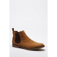 Image of Faux Suede Chelsea Boots