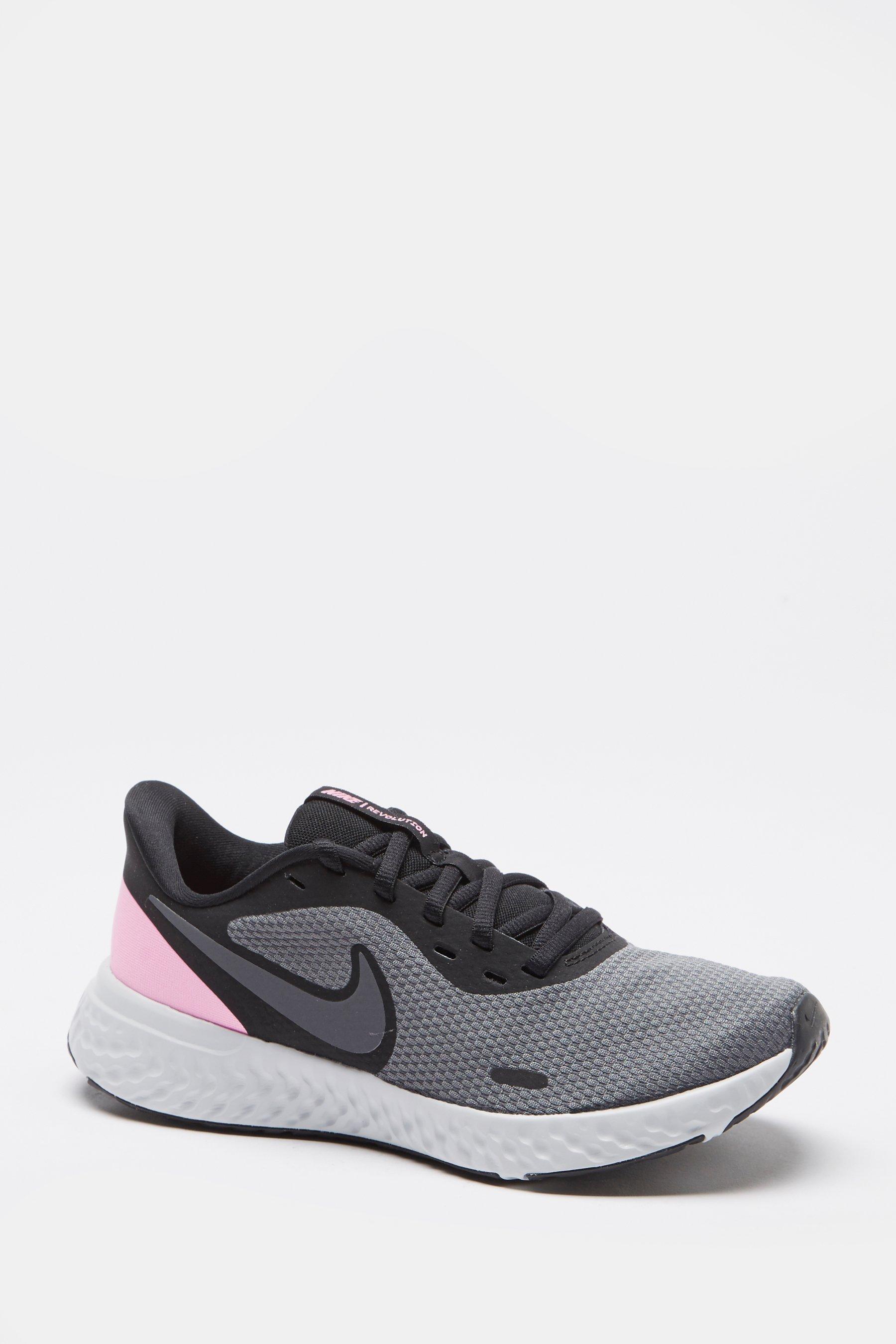 ladies black and pink nike trainers