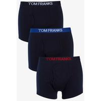 Image of Tom Franks Pack of 3 Colour Band Boxers