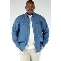 Image of Duke Big and Tall Western Denim Shirt