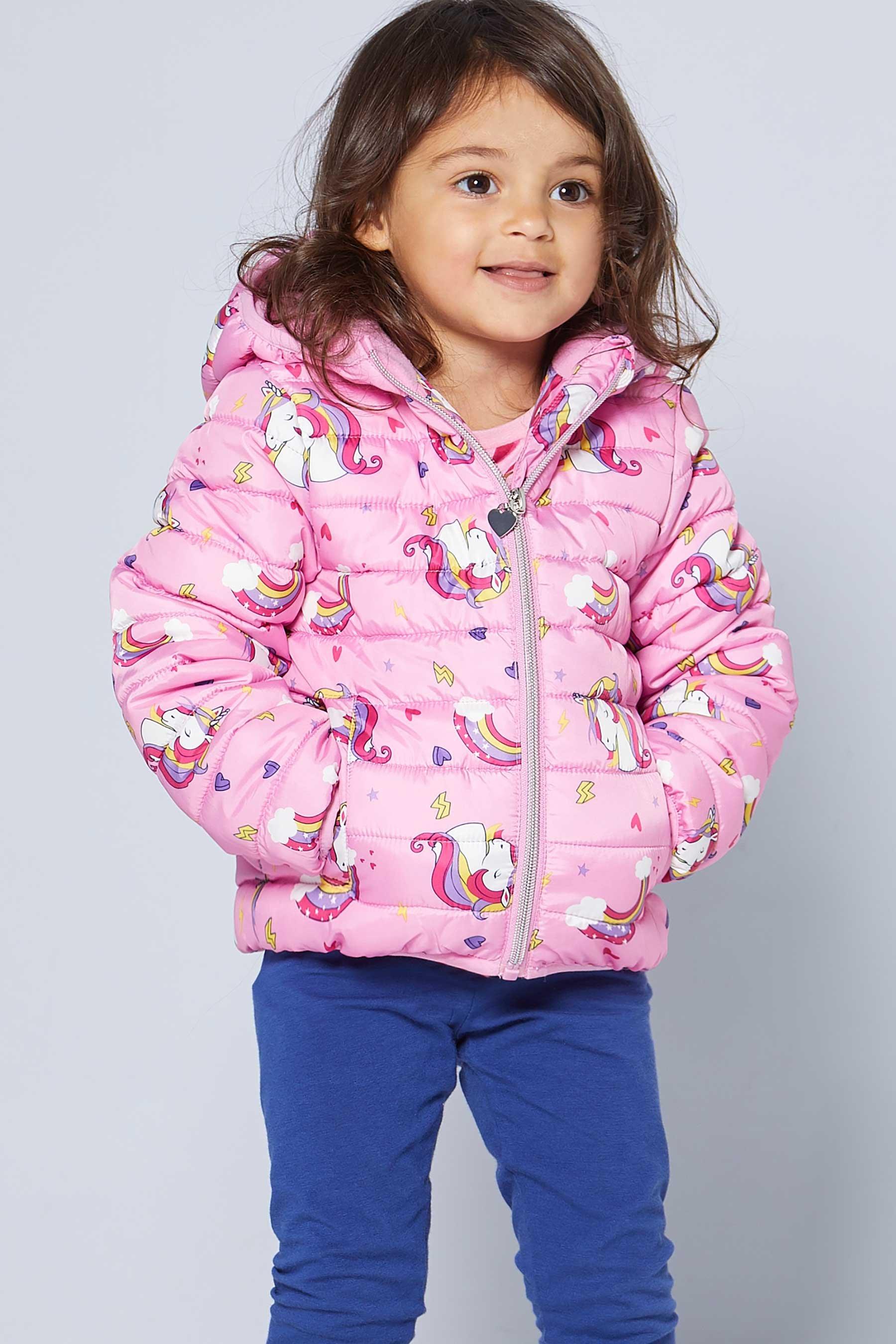 unicorn padded coat