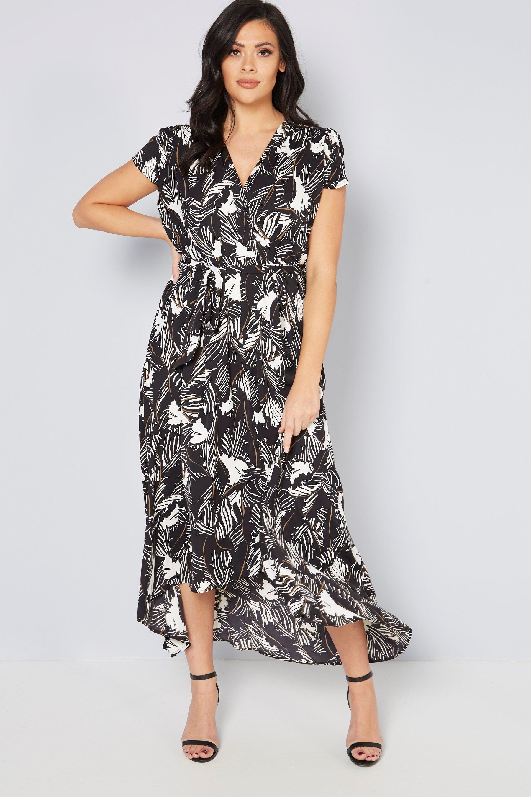 ax paris curve dip hem dress