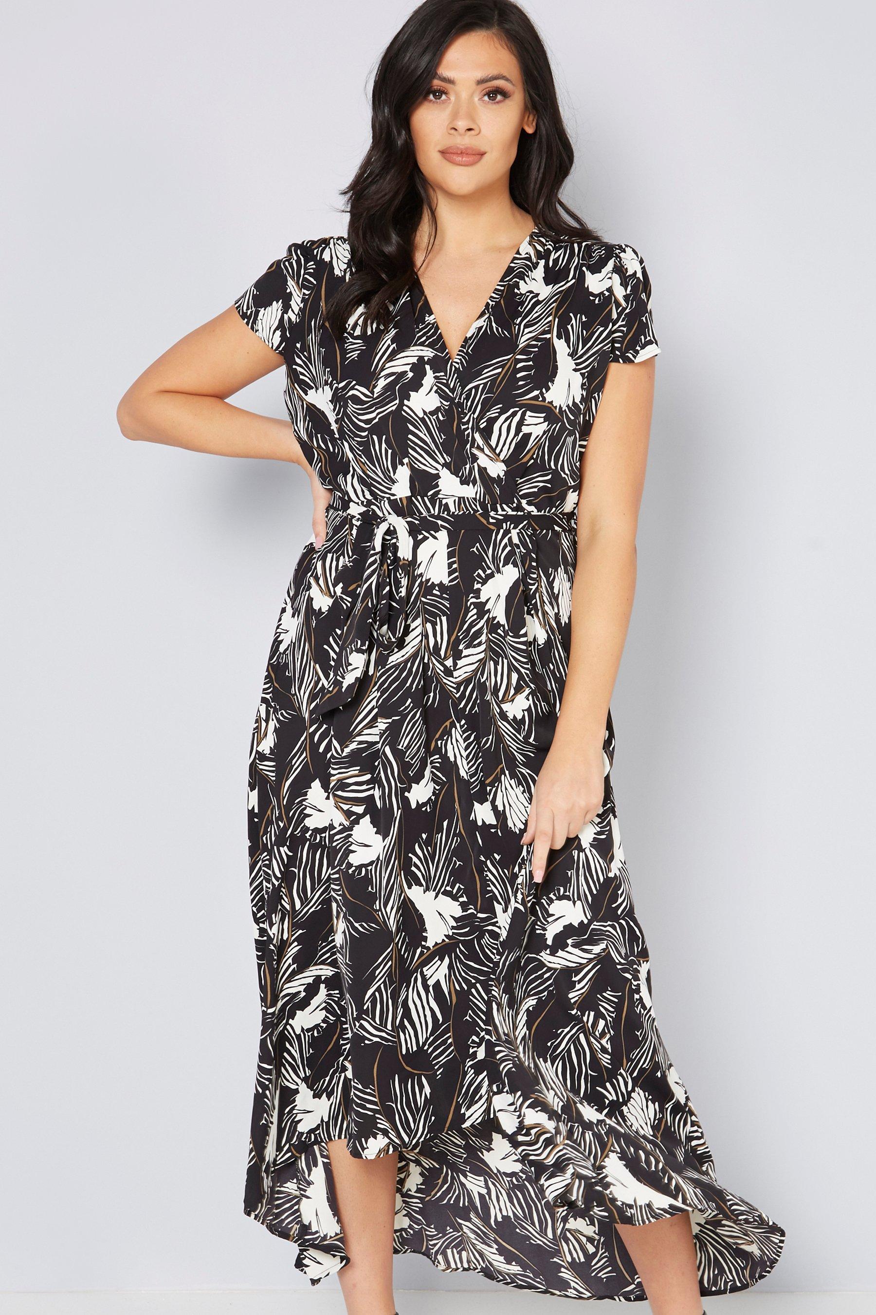 ax paris curve dip hem dress
