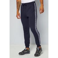 Image of TG Side Tape Navy Joggers