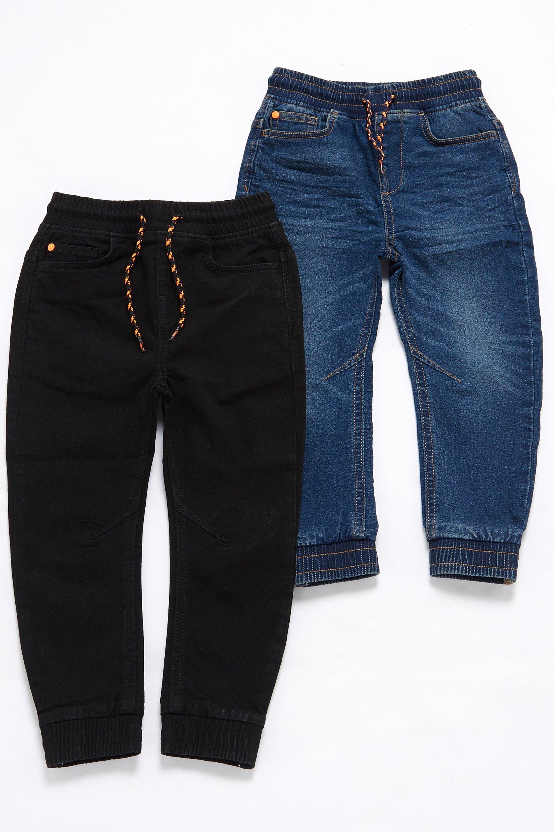 boys black jogger jeans