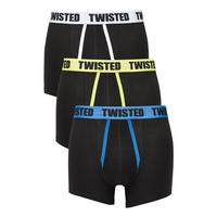 Image of TG Pack of 3 Black A-Front Trunks