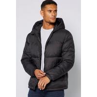 Image of Jack and Jones 2 Way Zip Puffer Hooded Jacket