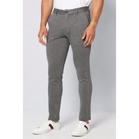 Image of Jack and Jones Slim Fit Grey Melange Plain Trousers