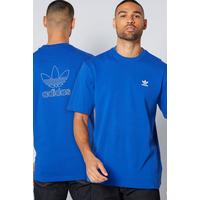 Image of adidas Originals Back and Front Blue T-Shirt