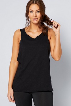 Dropped Armhole Active Vest Top