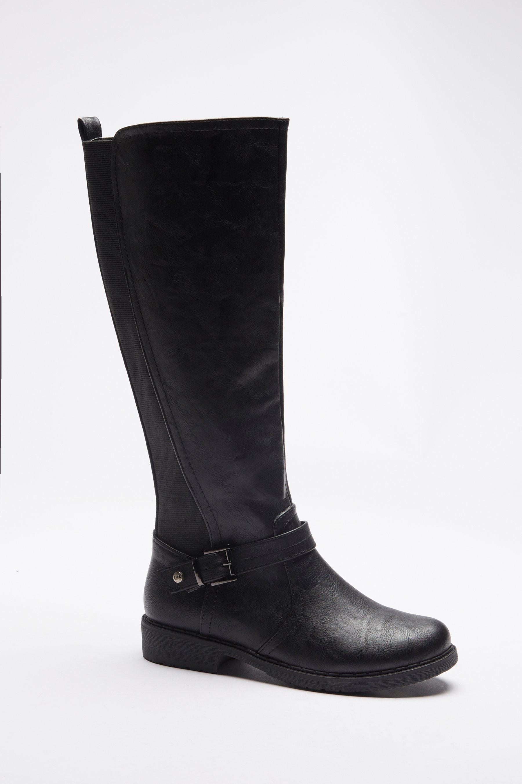 cushion walk knee high boots