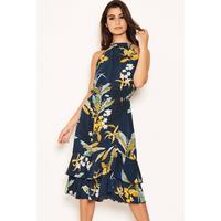 Image of AX Paris Halter Neck Printed Midi Dress
