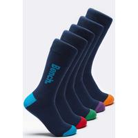 Image of Bench Pack of 5 Heel and Toe Socks