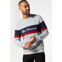 Image of Ben Sherman Block Stripe Sweat Top