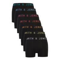 Image of Smith and Jones Pack of 7 Colour Band Trunks