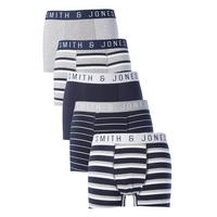 Image of Smith and Jones Pack of 5 Stripe Trunks