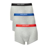 Image of Lyle and Scott Pack of 3 Colourband Trunks