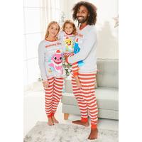 Image of Mens Family Daddy Baby Shark Christmas Pyjamas