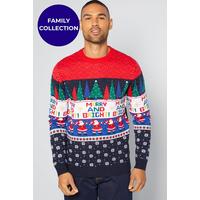 Image of Fairisle Navy Christmas Jumper