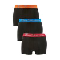 Image of Ben Sherman Pack of 3 Colour Band Trunks