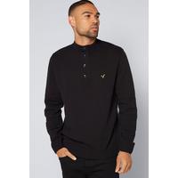 Image of Voi Funnel Neck Buttoned Jumper