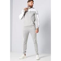 Image of Avant Garde Crew Neck Panel Tracksuit