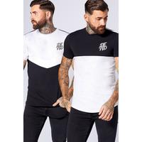 Image of DFND Pack of 2 Colour Block T-Shirts