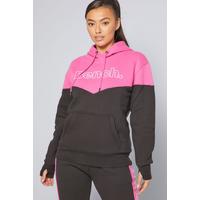 Image of Bench Pink/Black Colour Block Hoody