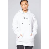 Image of Bench White Longline Hoody