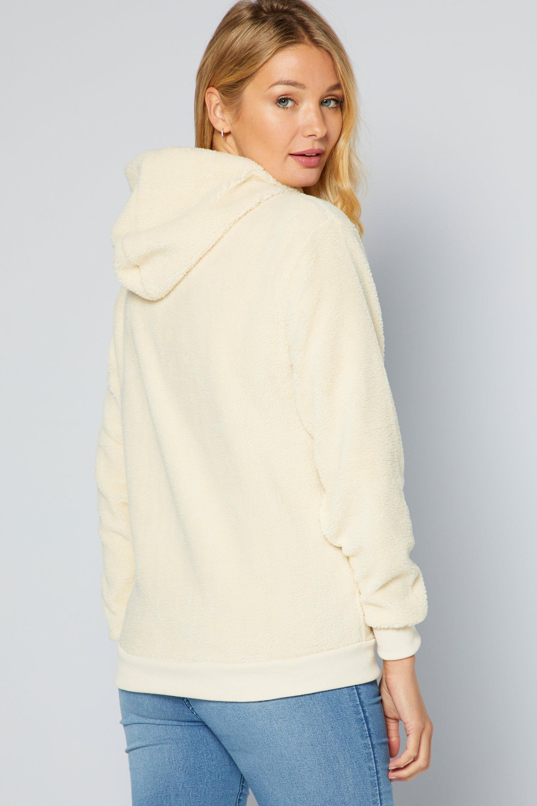 brave soul sherpa hoodie