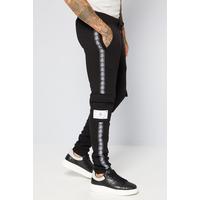 Image of DFND Taped Pocket Black Joggers