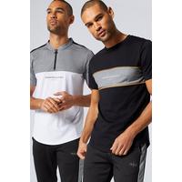 Image of Avant Garde Pack of 2 Check T-Shirts