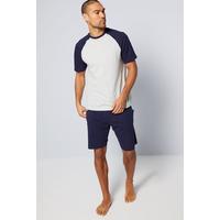 Image of Jersey Raglan Shortie Lounge Set