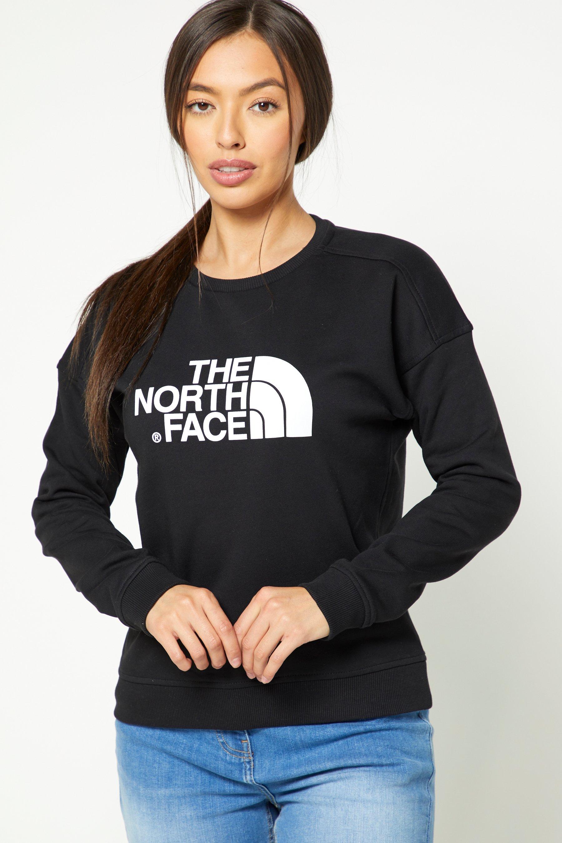 the north face women's crew neck sweatshirt