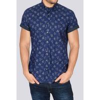 Image of Bewley and Ritch Short Sleeve Flower Print Shirt