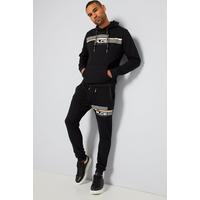 Image of 883 Police Stripe Black Tracksuit