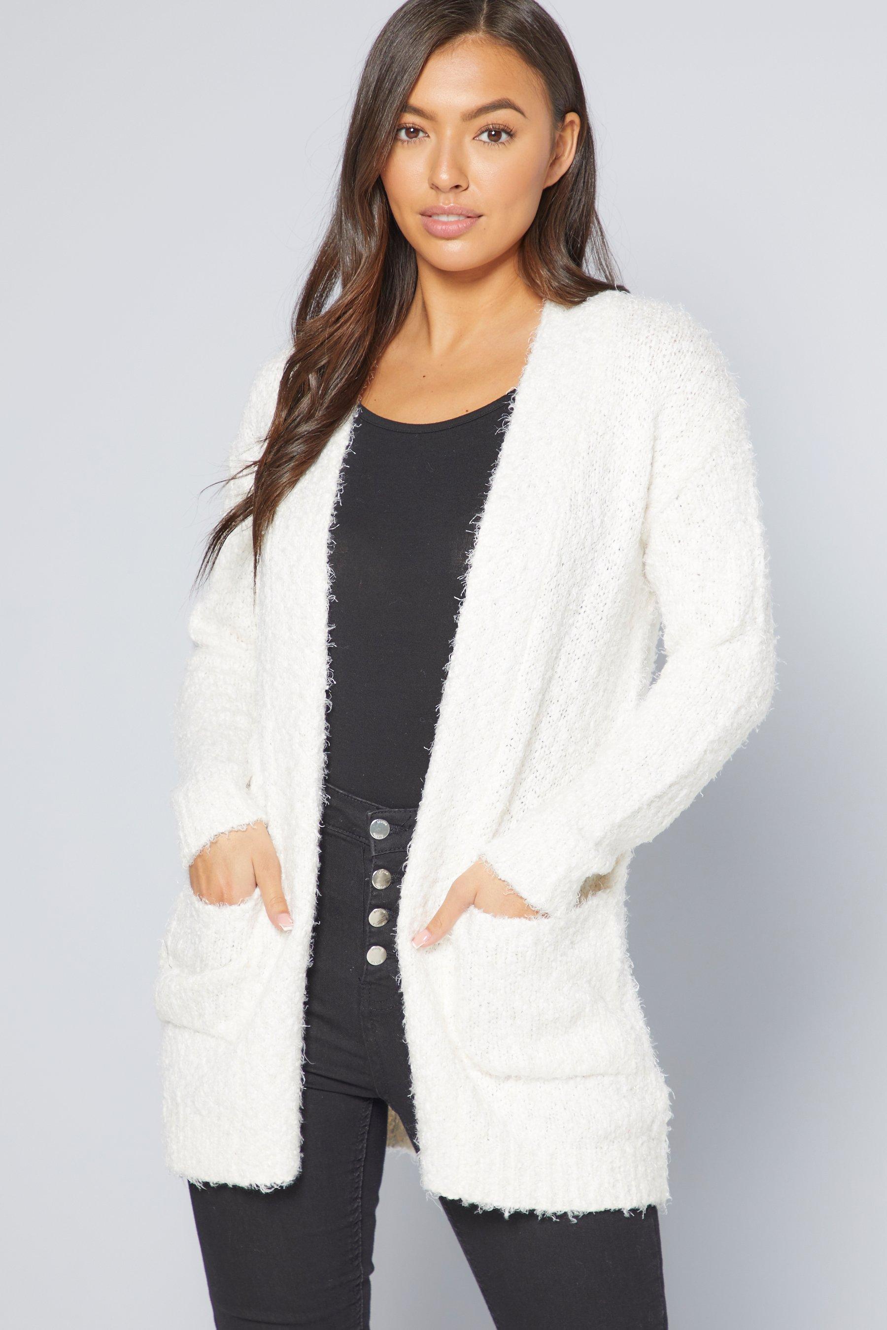 cream boyfriend cardigan