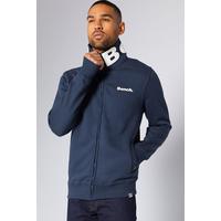 Image of Bench Neck Branded Navy Sweat Top