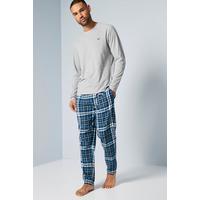 Image of Threadbear Long Sleeve Flannel Lounge Set