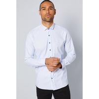 Image of Bewley and Ritch Small Branded Long Sleeve White Shirt