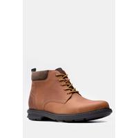Image of Clarks Dark Tan Rendell Work Boots