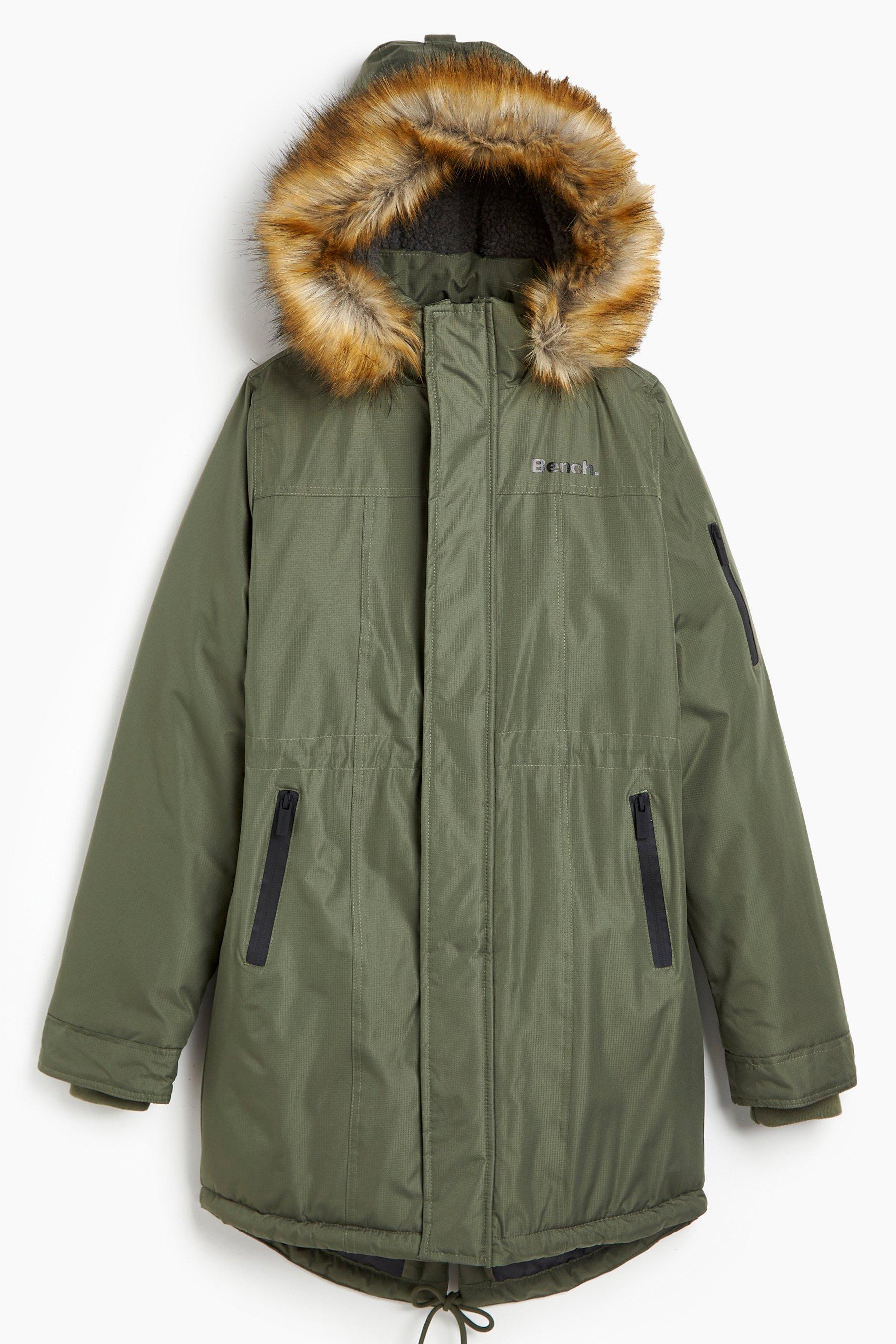 bench womens skylar parka khaki