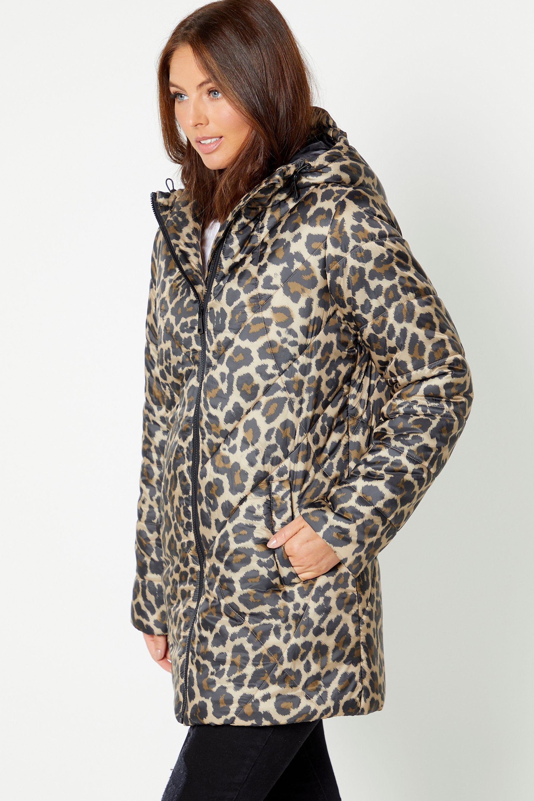 leopard print jacket womens