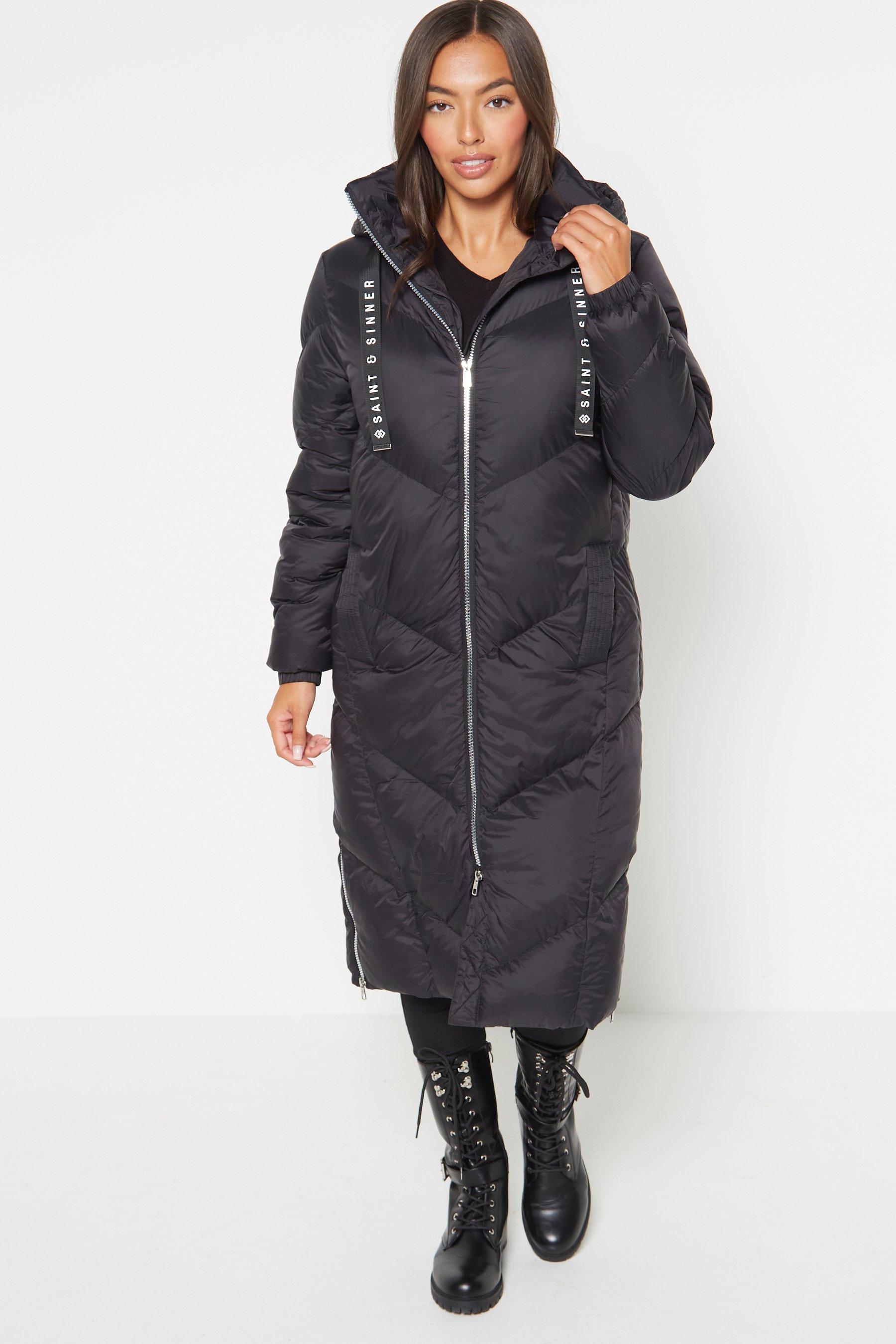 saint and sinner padded coat