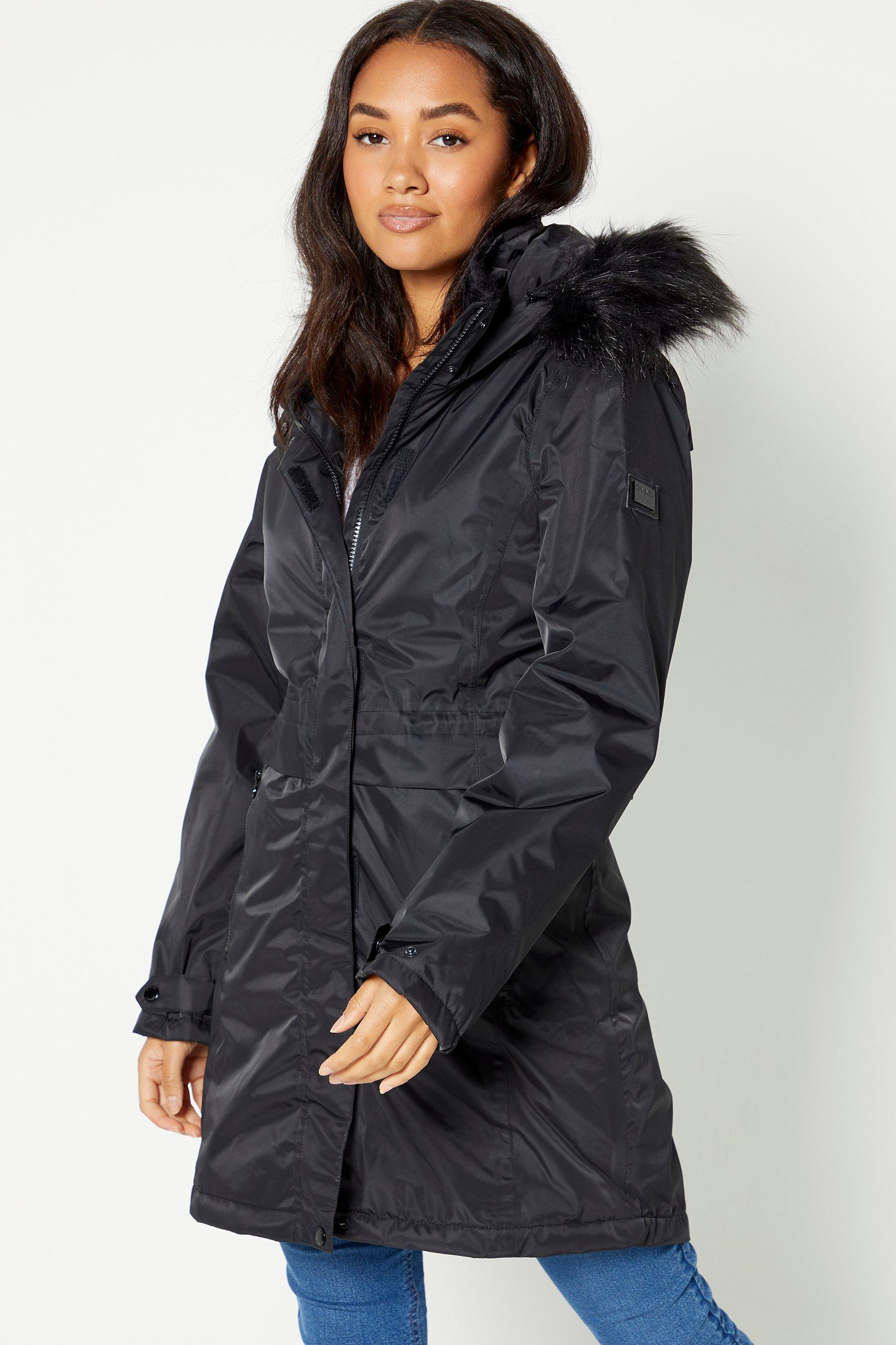 Regatta Lexis Waterproof Regatta Black Lexia Waterproof Jacket