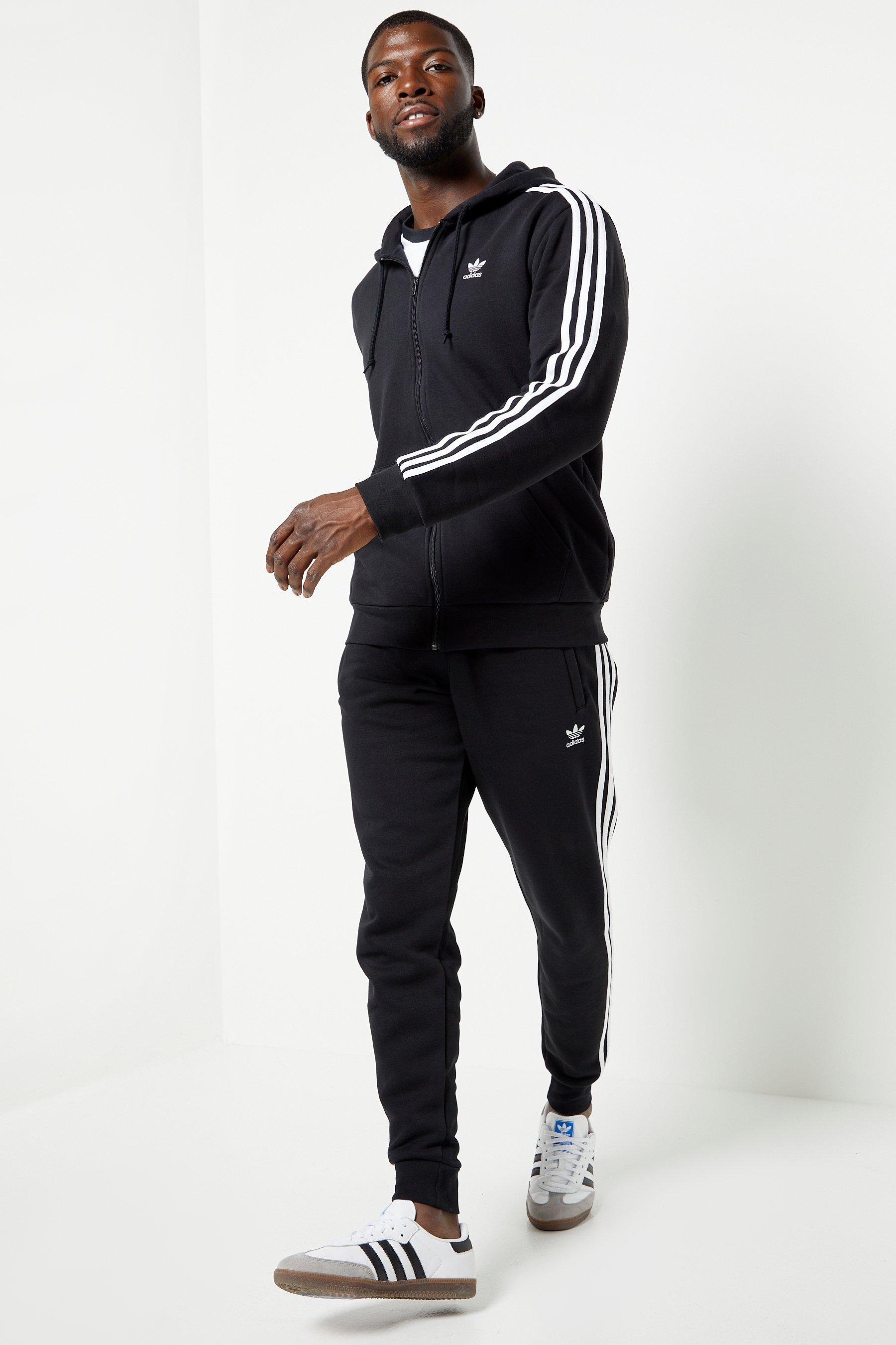 adidas Originals Striped Black Tracksuit |