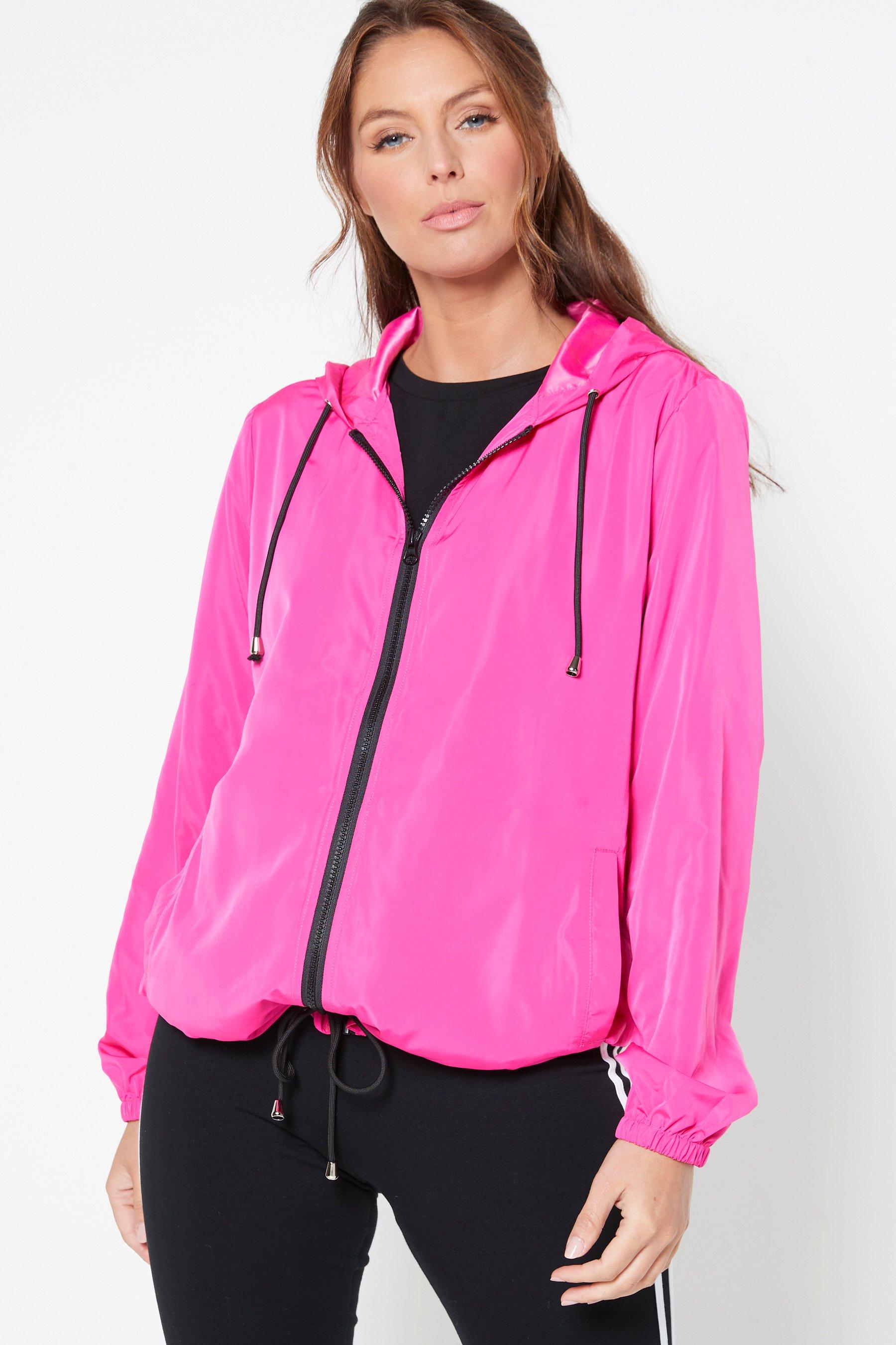 pink anorak jacket