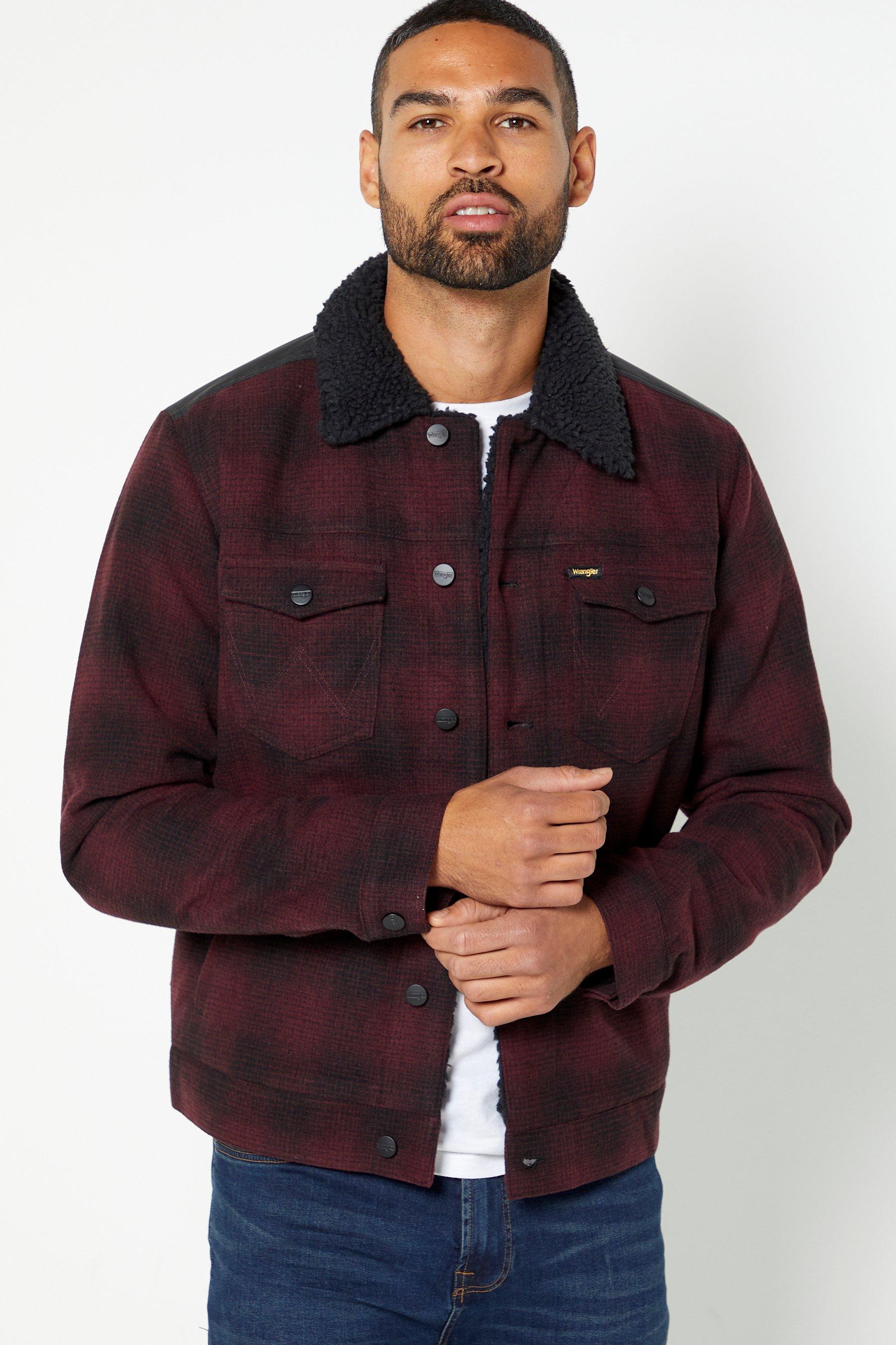wrangler wool trucker jacket