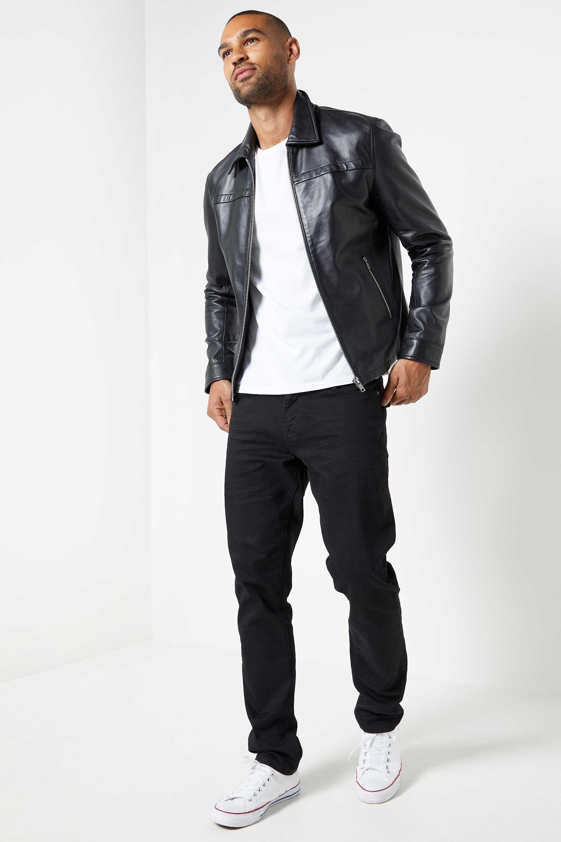 barneys harrington leather jacket