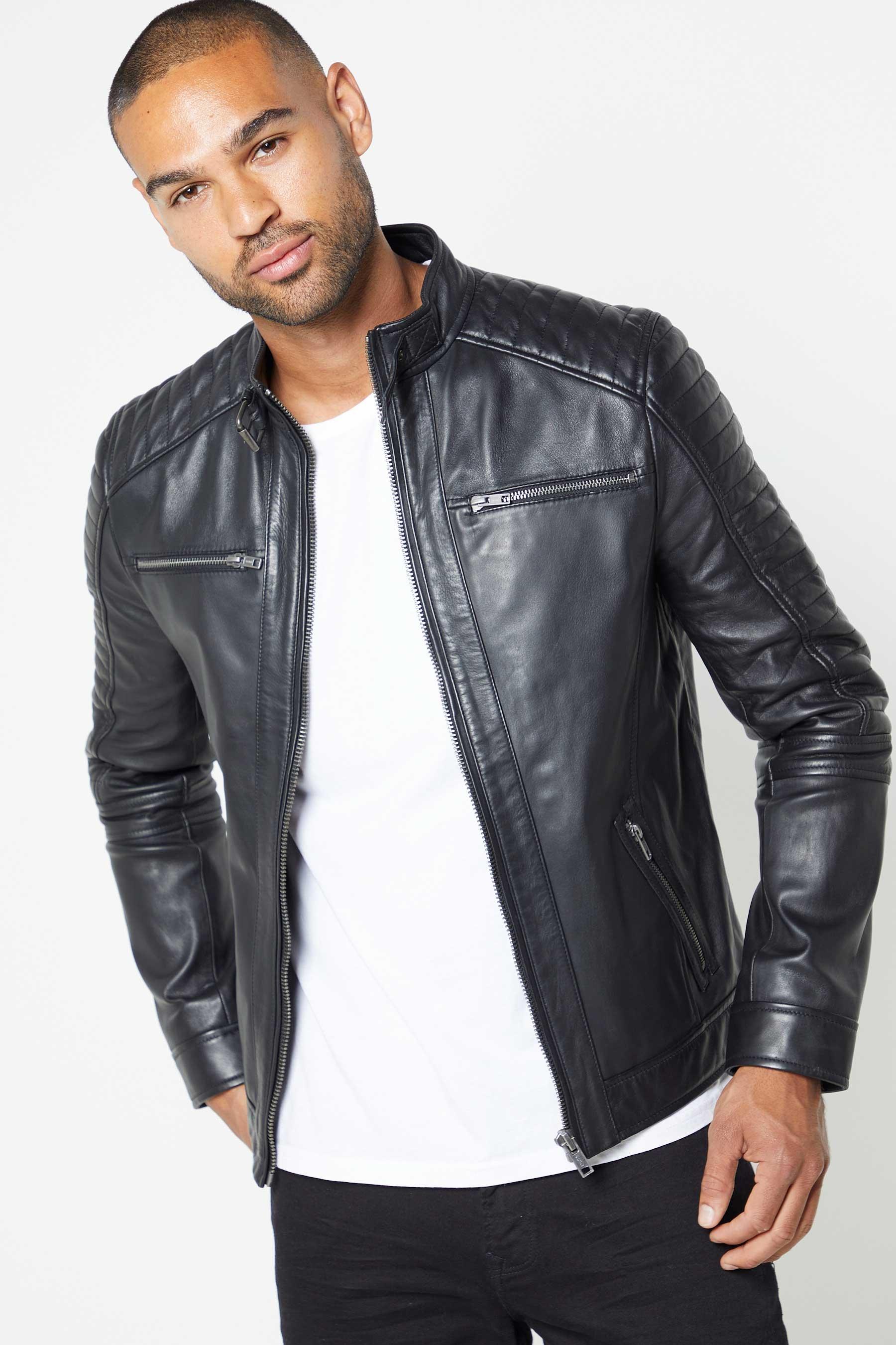 barneys racer leather jacket